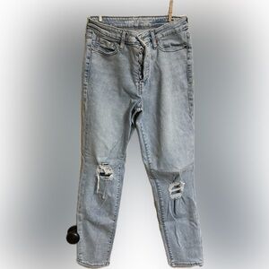 Old Navy OG straight high-rise jeans with secret, smooth pockets size 10 long